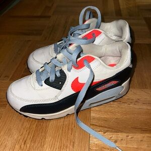 Nike Air Max Kids Sneakers - White, Black, and Pink